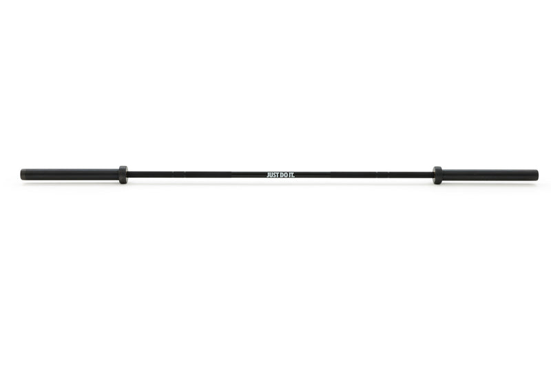 Nike Coated Premium Barbell 15 kg - Black ("Just Do It")