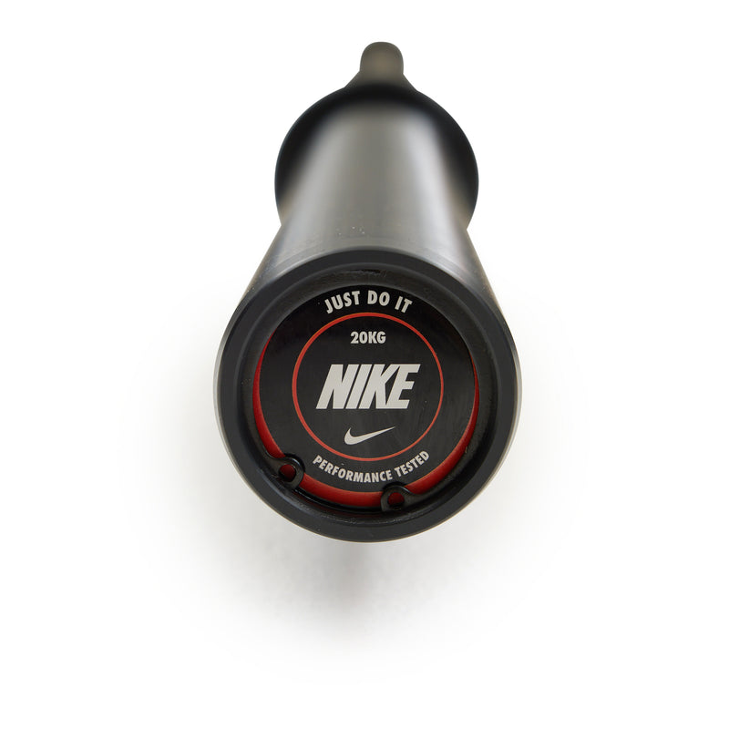 Nike Coated Premium Barbell 15 kg - Black ("Just Do It")