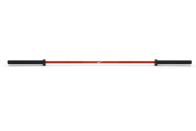 Nike Coated Premium Barbell 20 kg - Orange SWOOSH