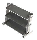 Kropssolid 3-delt håndvægtsstativ i vinyl/neopren - GDR34