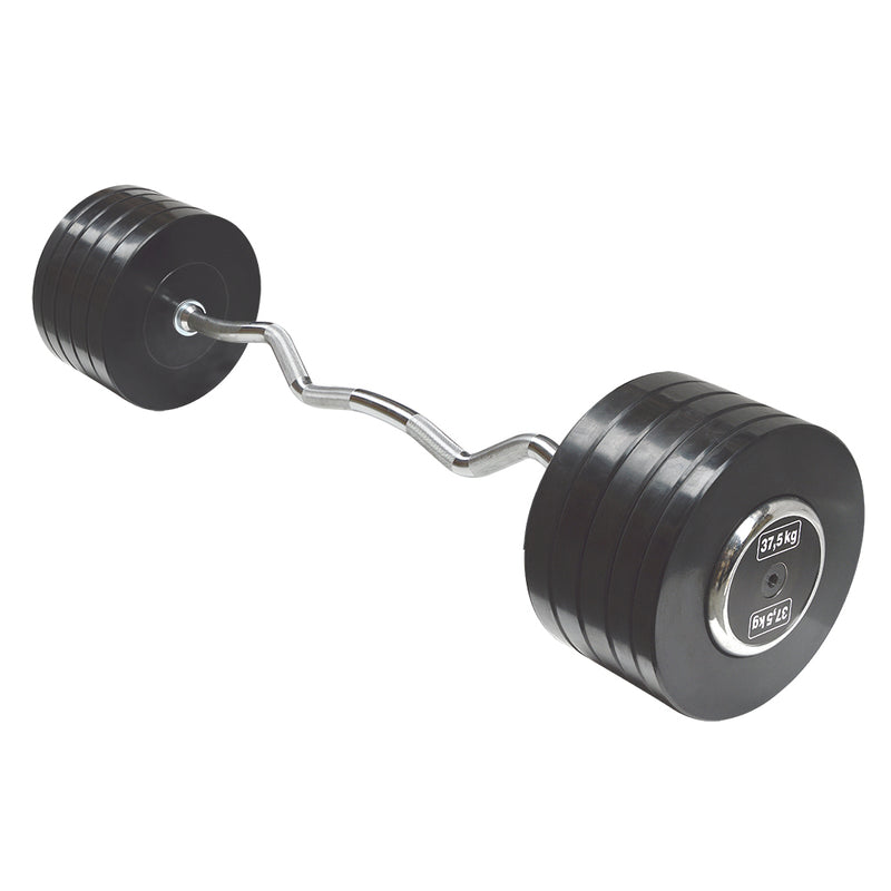 Bodytrading Fixed Barbell EZ Curled Bar - FBEZCB